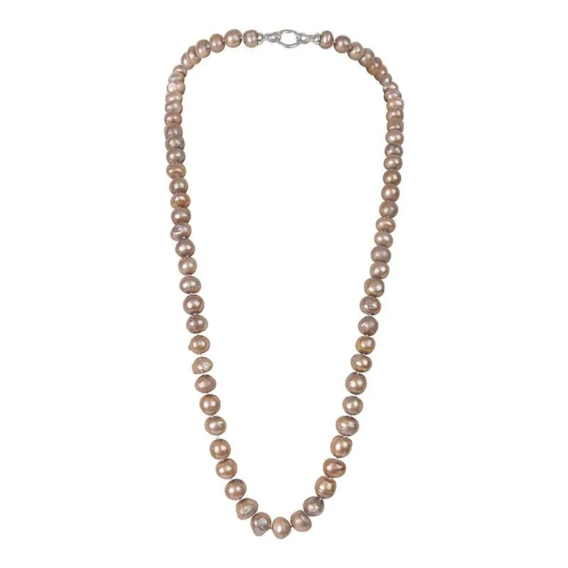 103-03 | CHAMPAGNE BAM BAM NECKLACE 34"