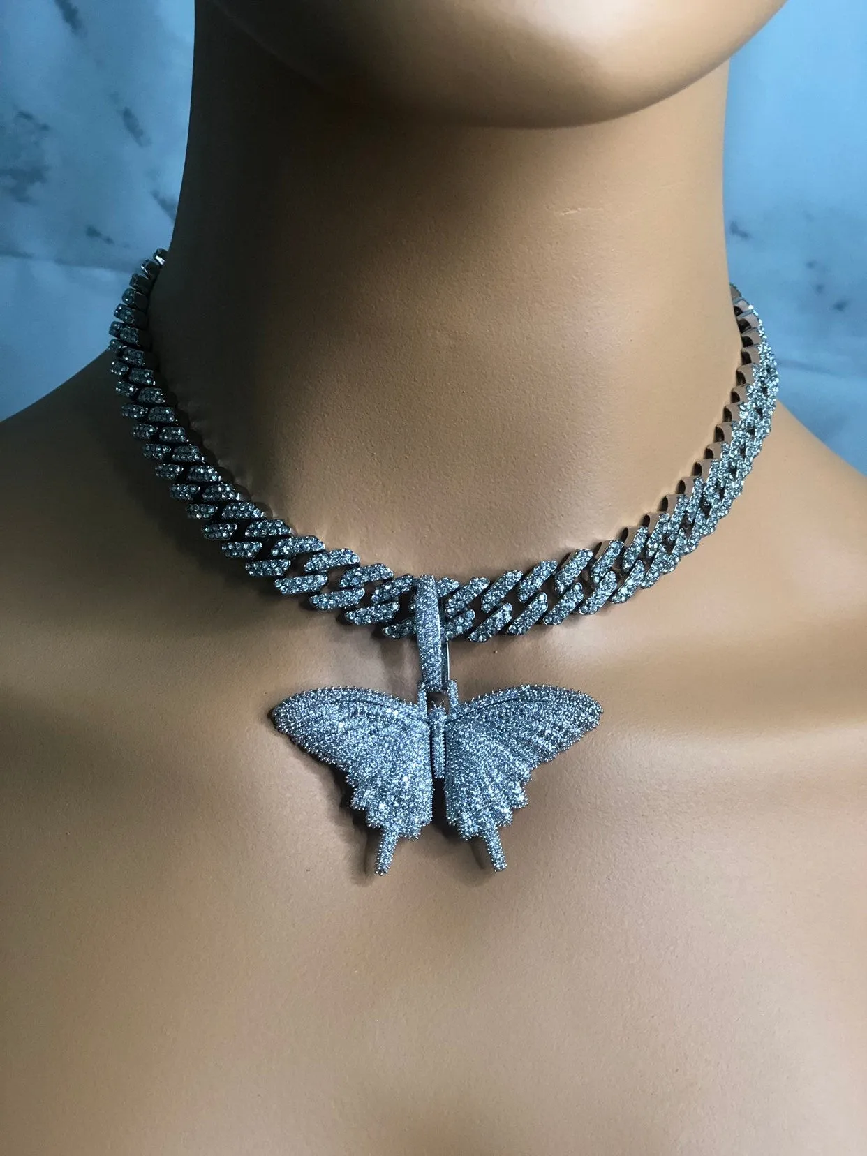 12mm s link Gold cuban chain necklace, blinged iced cuban necklace , Micro Paved 12mm S-Link Miami Cuban Necklaces Hiphop Men and women Iced necklace