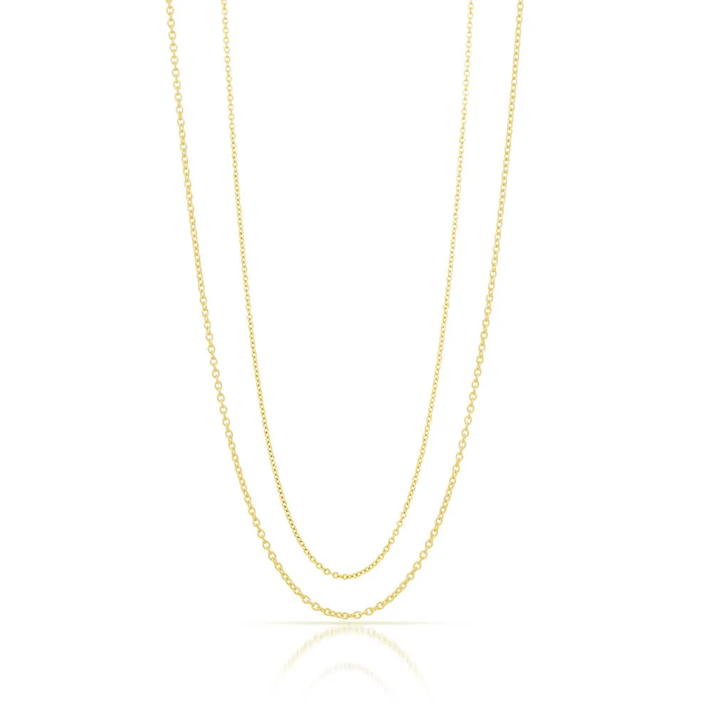 14K Cable Chain - light weight