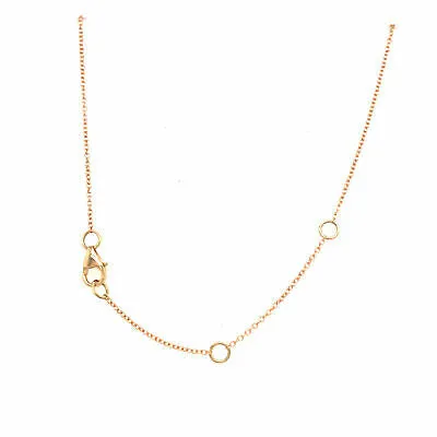 14K Diamond Pave Heart Pendant Necklace Yellow Gold