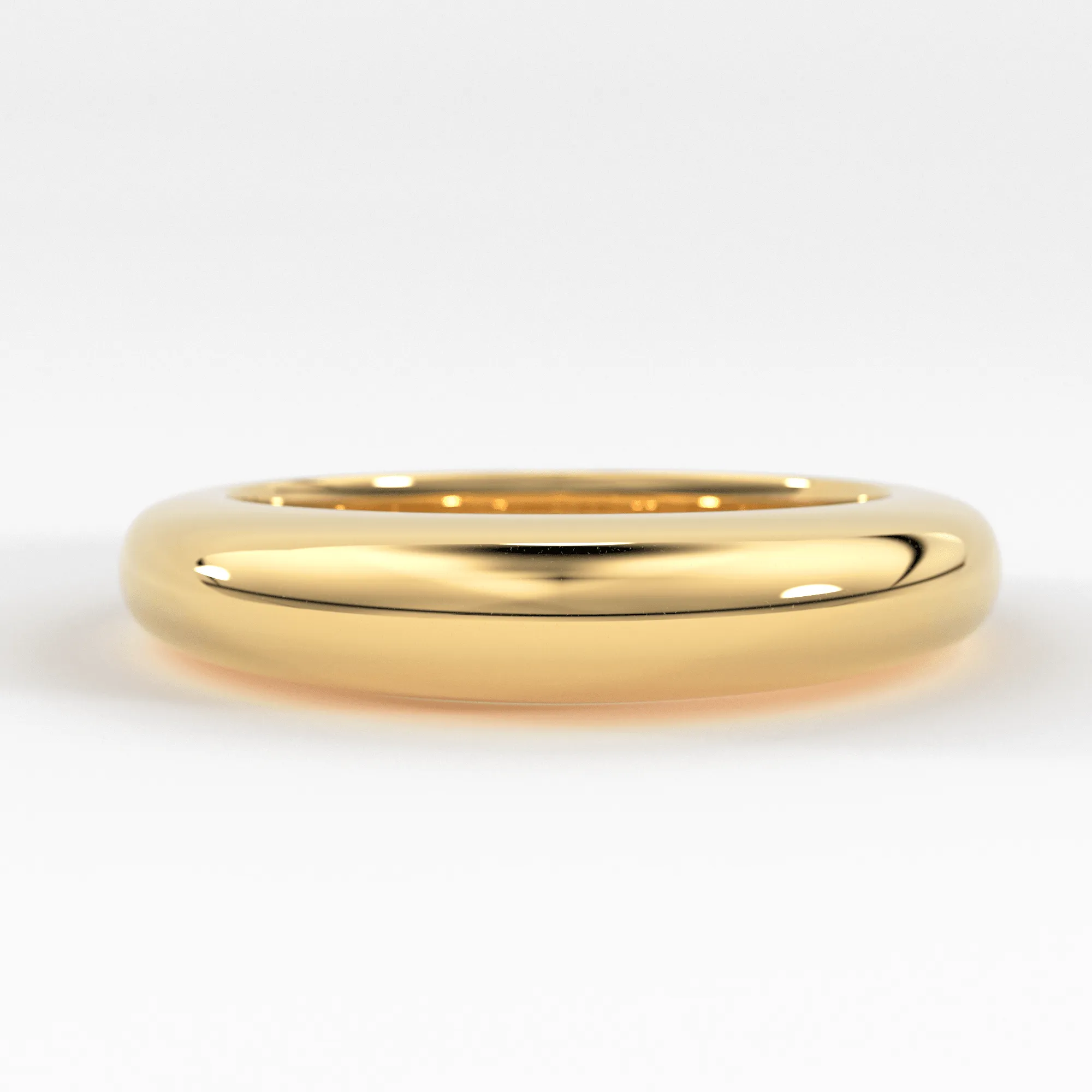14k Gold Dome Ring / Dome Ring Gold / Statement Ring / Crescent Dome Ring / Chunky Ring / Minimal / Statement Ring / Classic Bold Ring