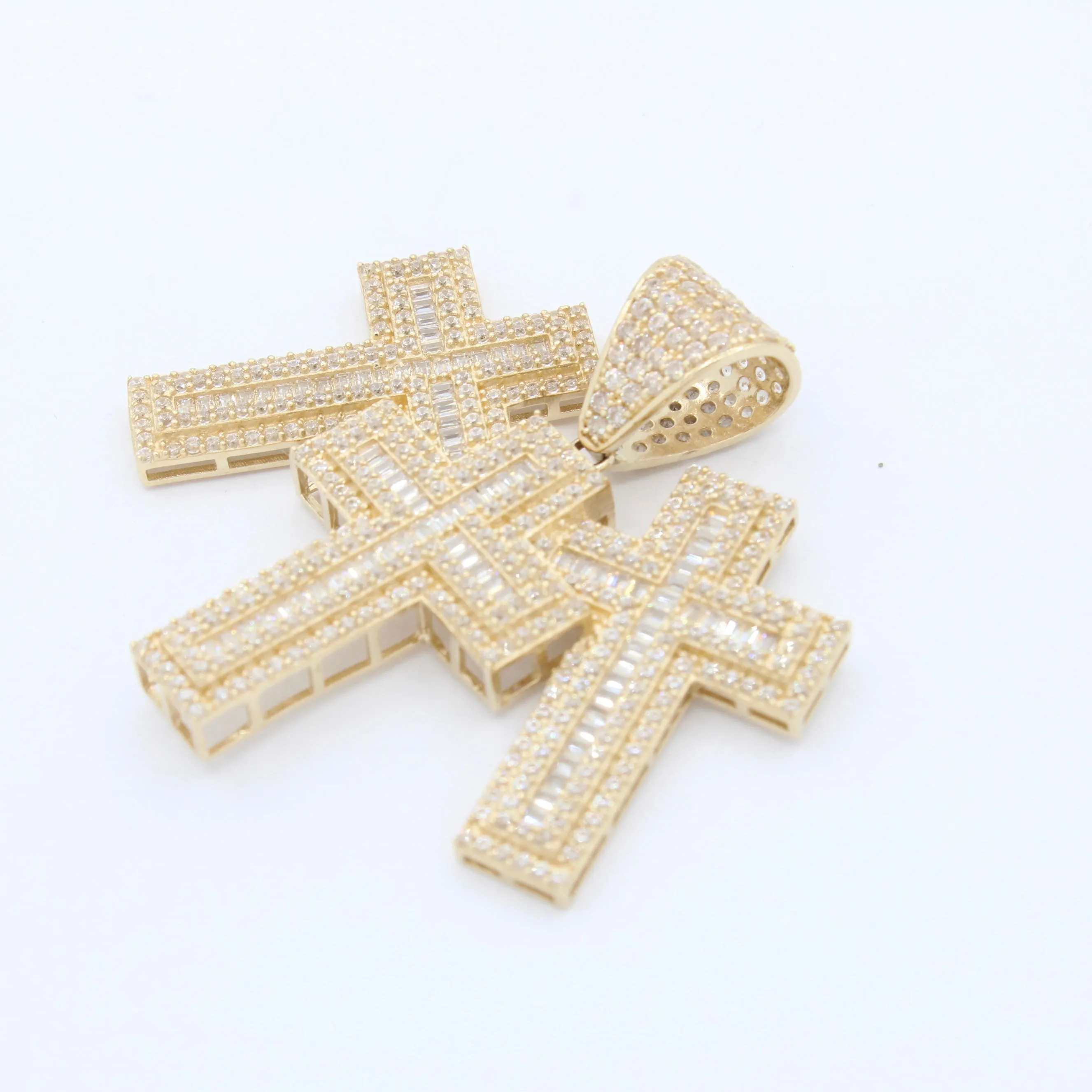 14k three Cross Pendant JTJ™