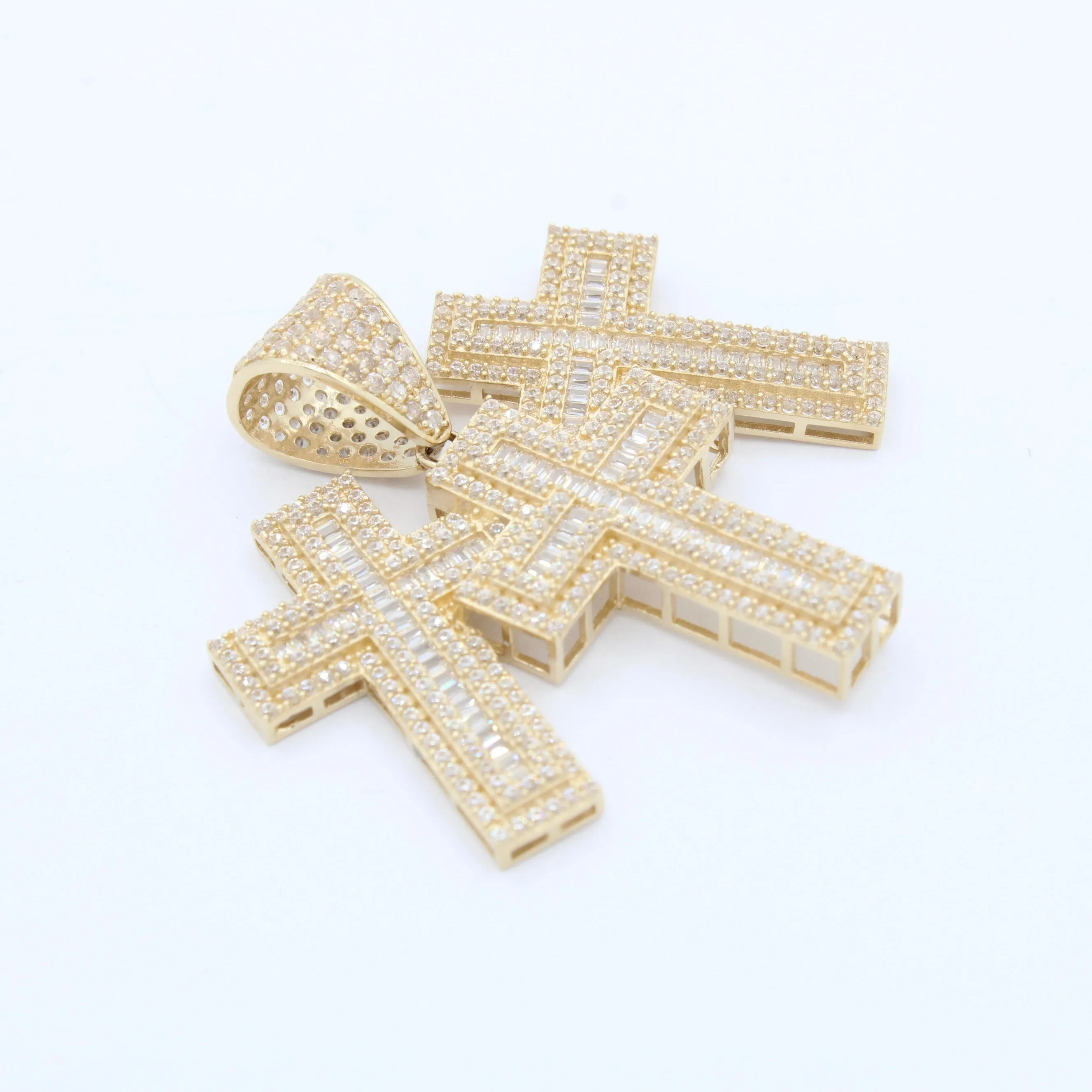 14k three Cross Pendant JTJ™