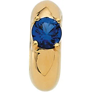 14k Yellow Gold September Birth of a Child™ Miniature Birthstone Ring Pendant