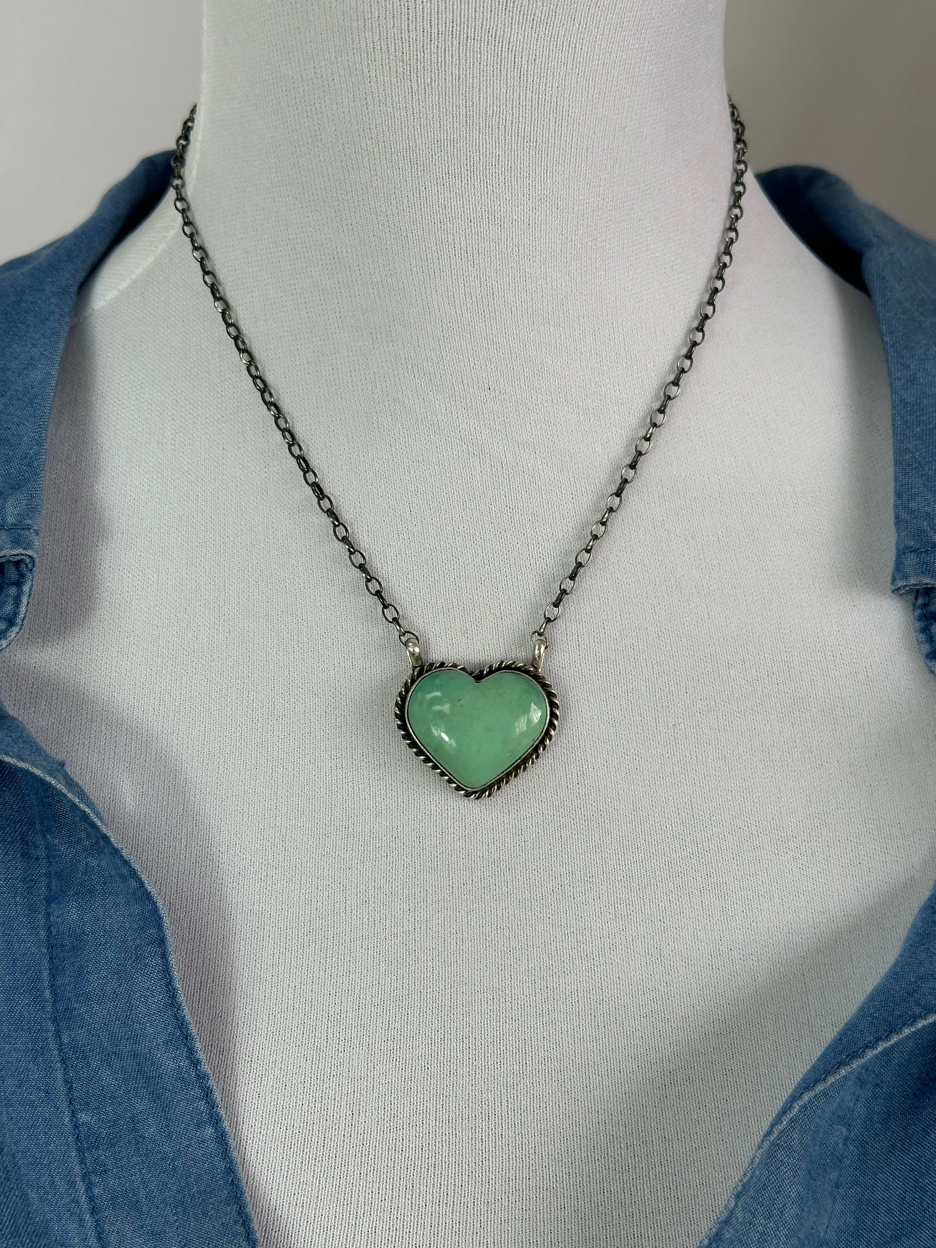 16" Kingman Heart Necklace