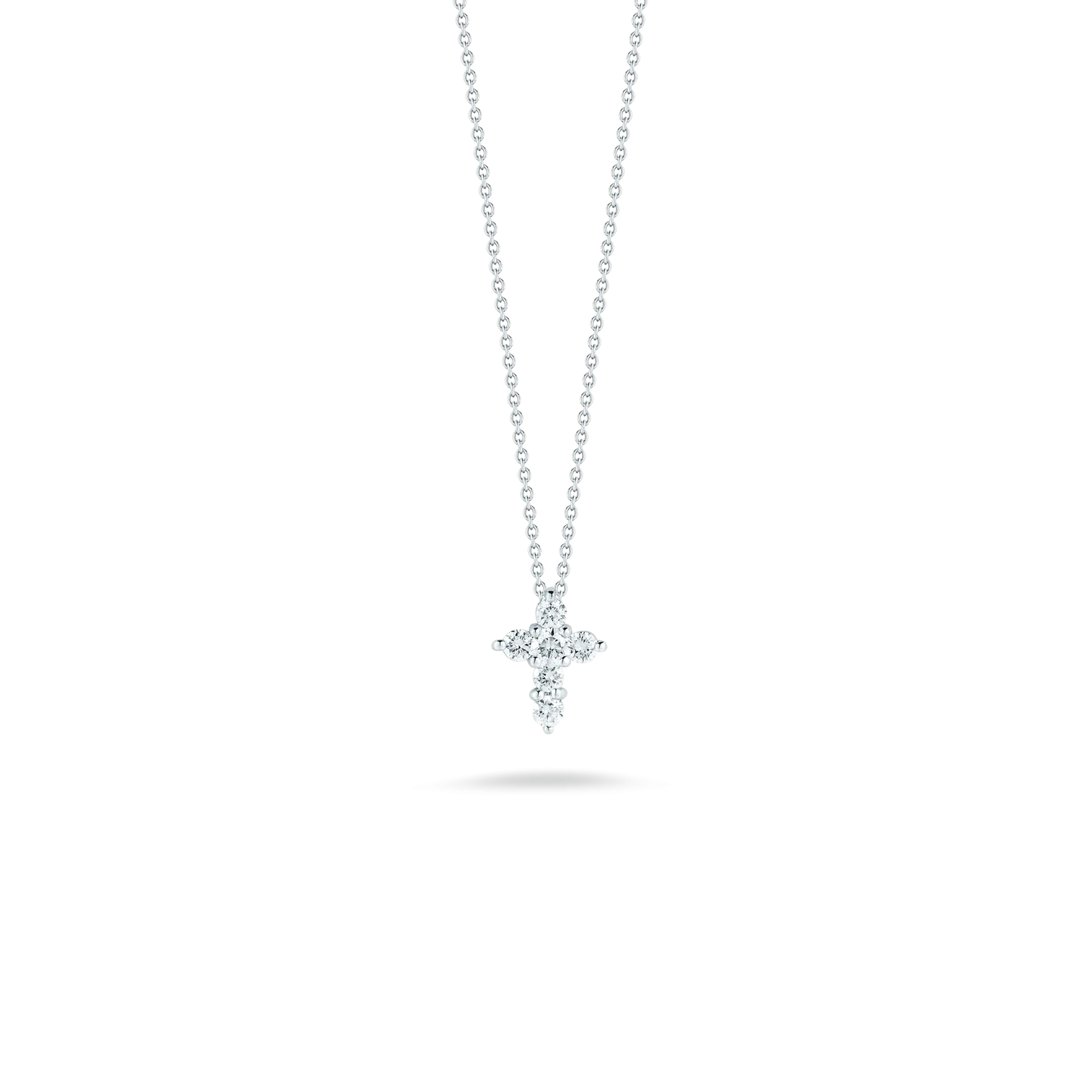 18K DIAMOND BABY CROSS PENDANT