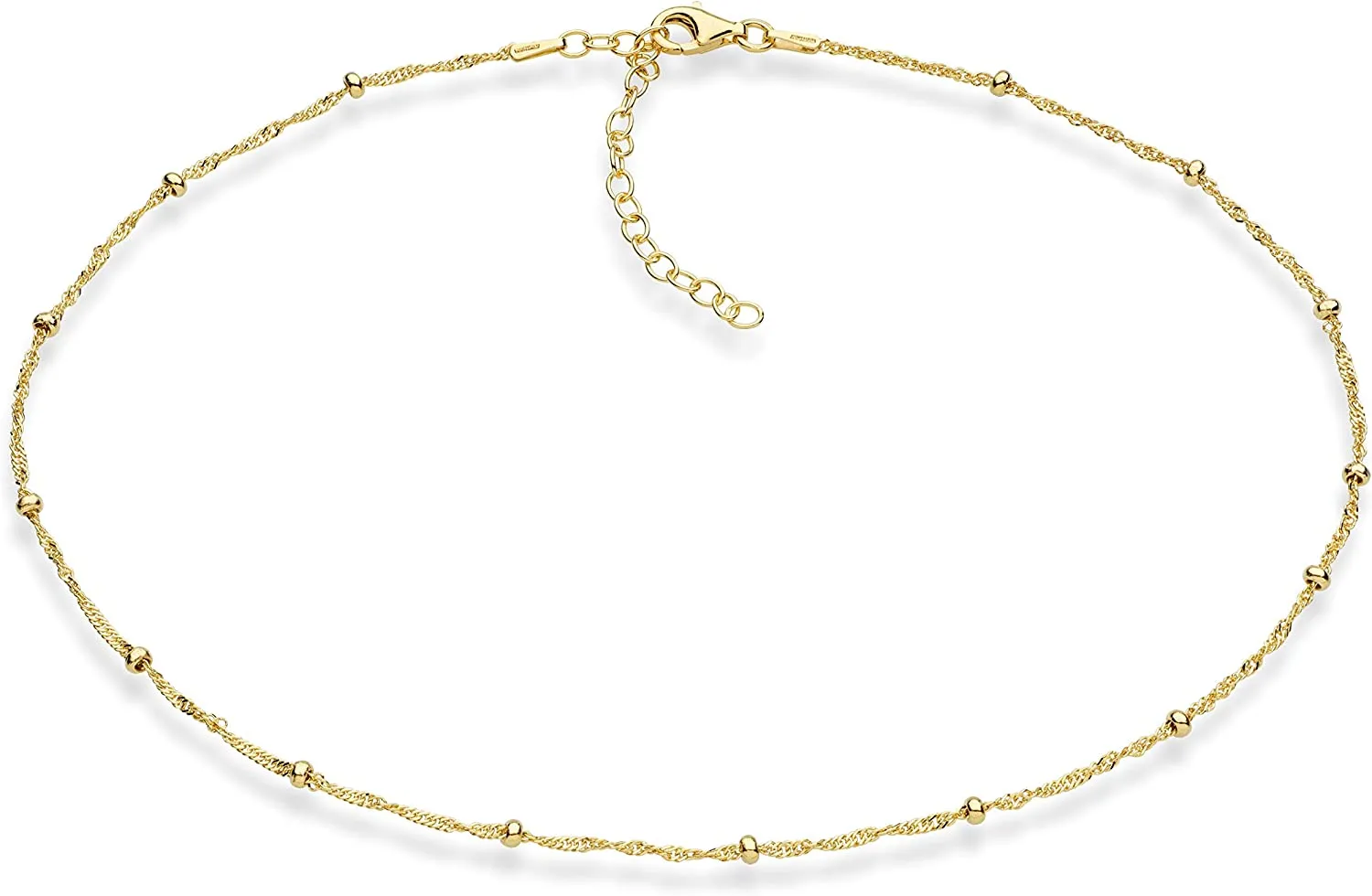 18K Gold Over 925 Sterling Silver Necklace for Women