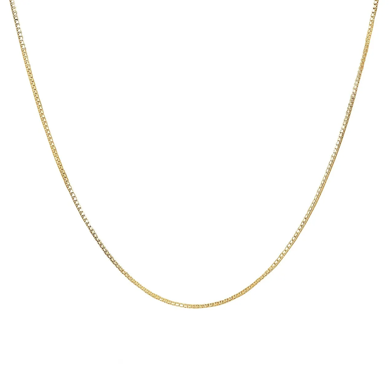 1mm Box Chain | Gold-fill