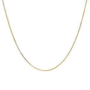 1mm Box Chain | Gold-fill