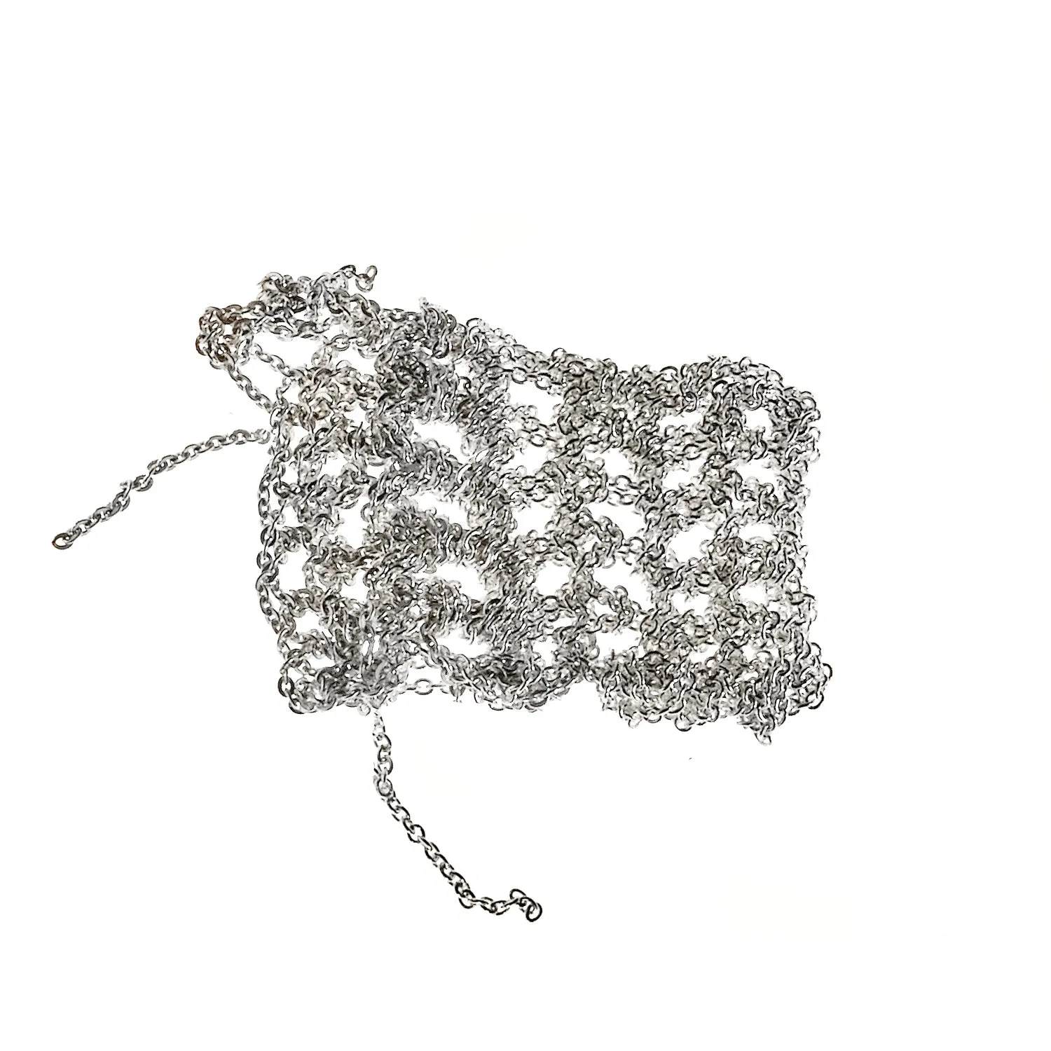 2-Tone Clasped Skinny in Silver   Faded