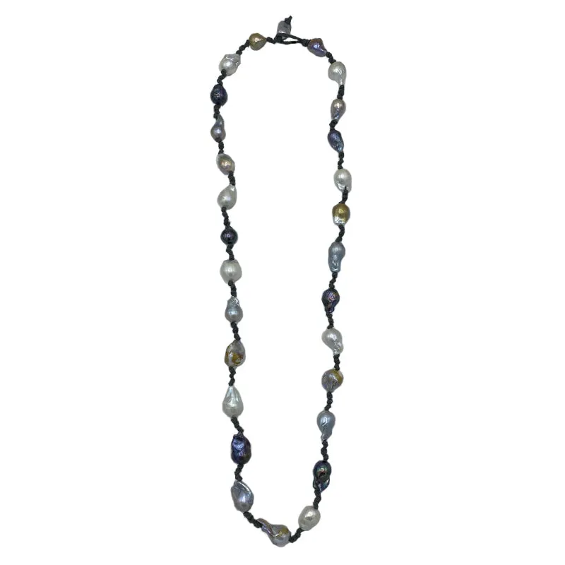 399-DM-07 | BOHEMIAN KNOTTY NO TASSEL (DARK MIX ON GRAY)