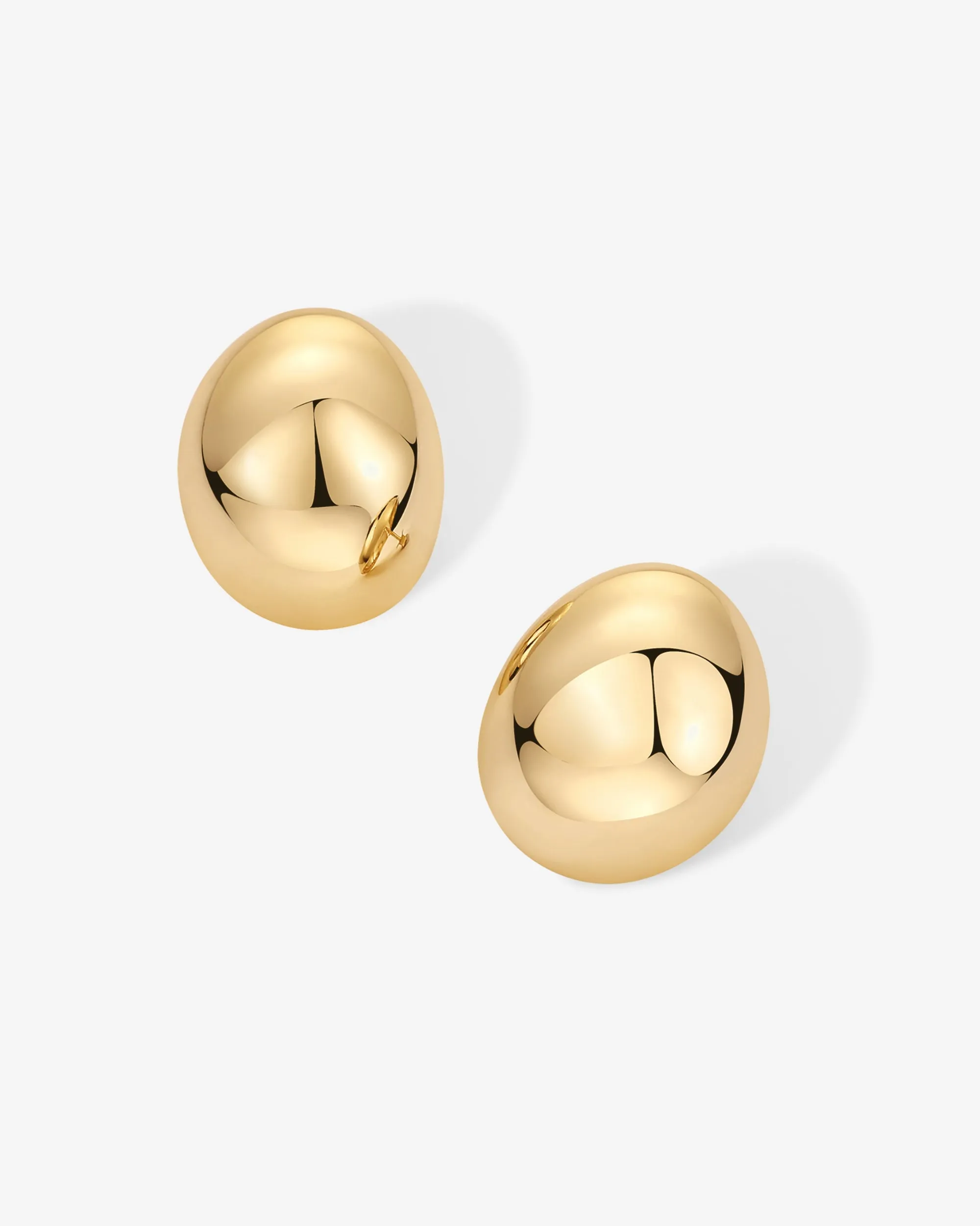 80s Button Stud Earrings