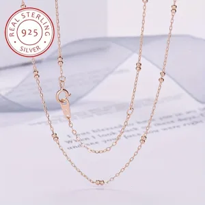 925 Silver Necklace Women Celestial Theme April Birthstone Daily Wear