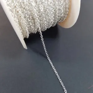 925 Sterling Silver 2.5mm Cable Chain