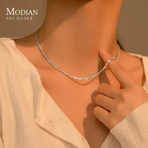 925 Sterling Silver Simple Necklace