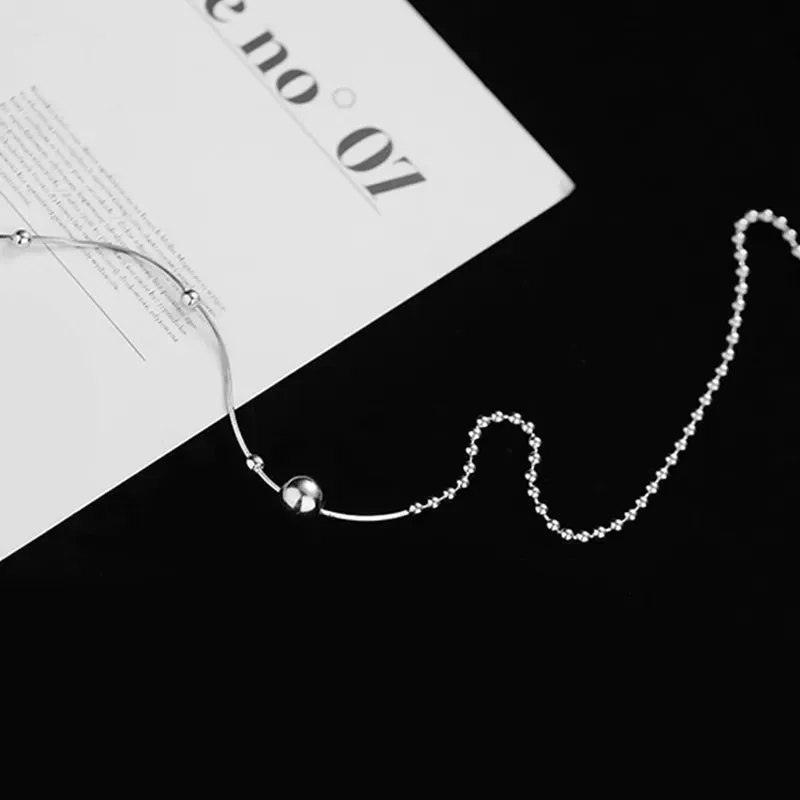 925 Sterling Silver Snake Bone Chain