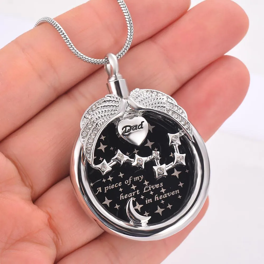 A Piece of My Heart is in Heaven Necklace