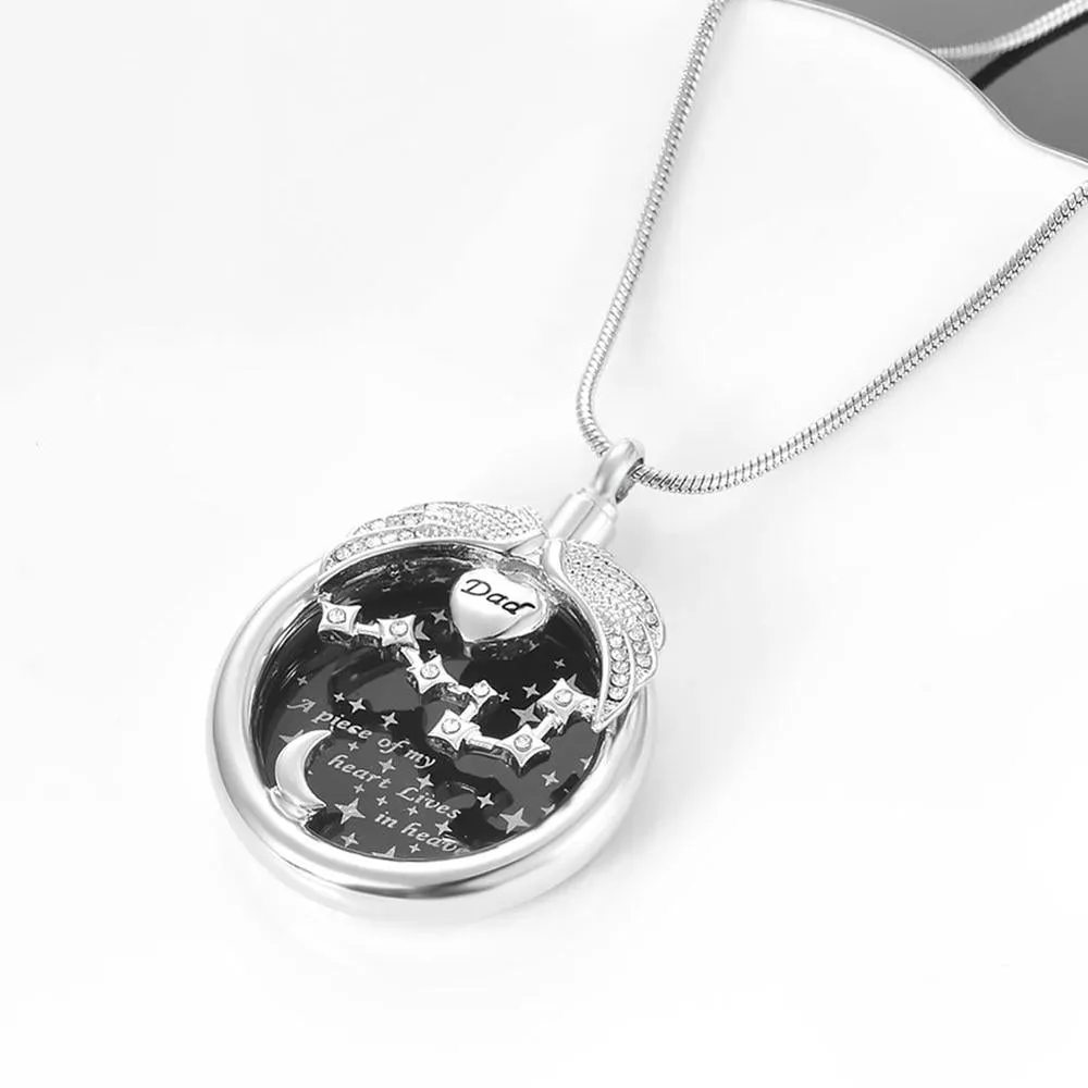 A Piece of My Heart is in Heaven Necklace