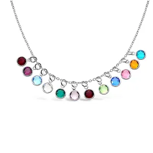 Add a Birthstone Charm Silver