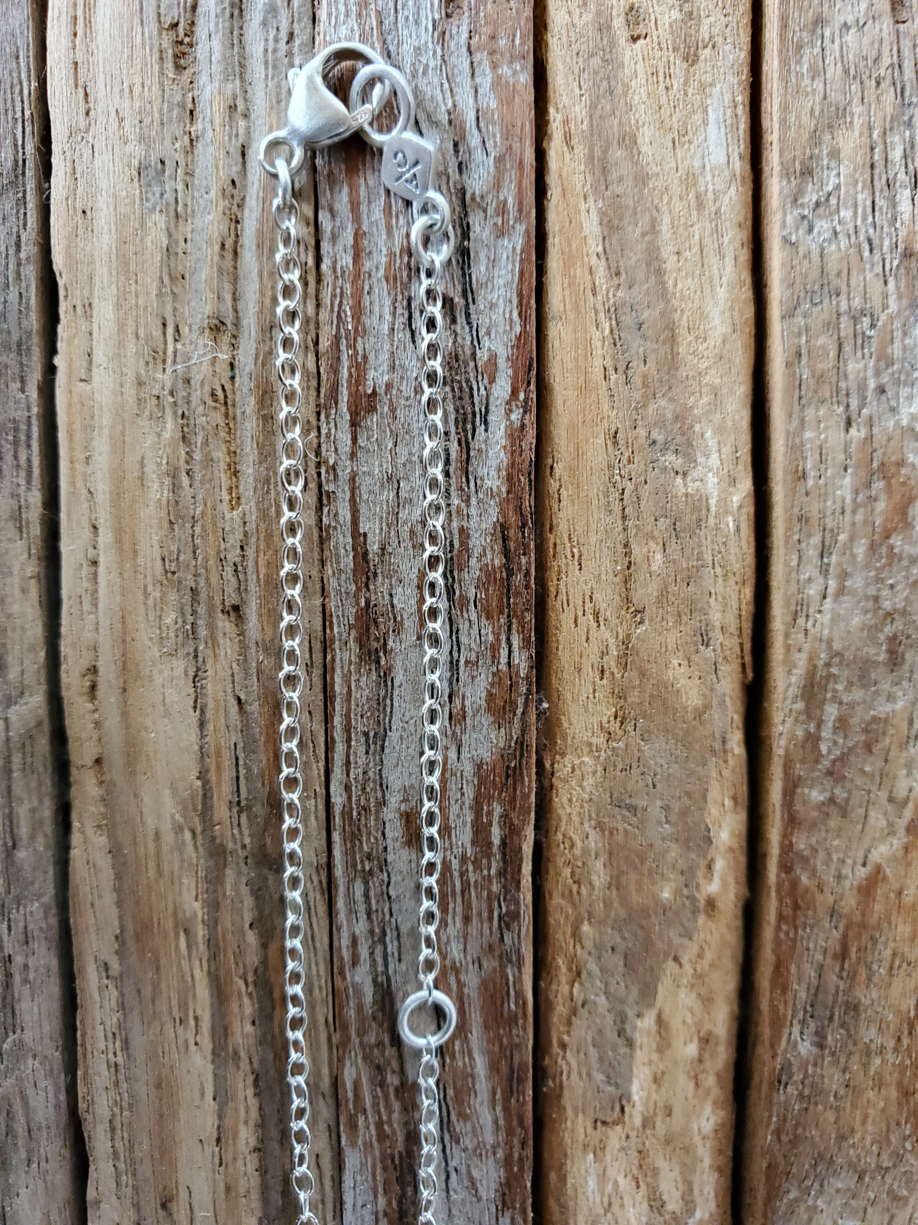 Adel Chefridi Secret Garden 18K Gold/Sterling Silver Drop Necklace