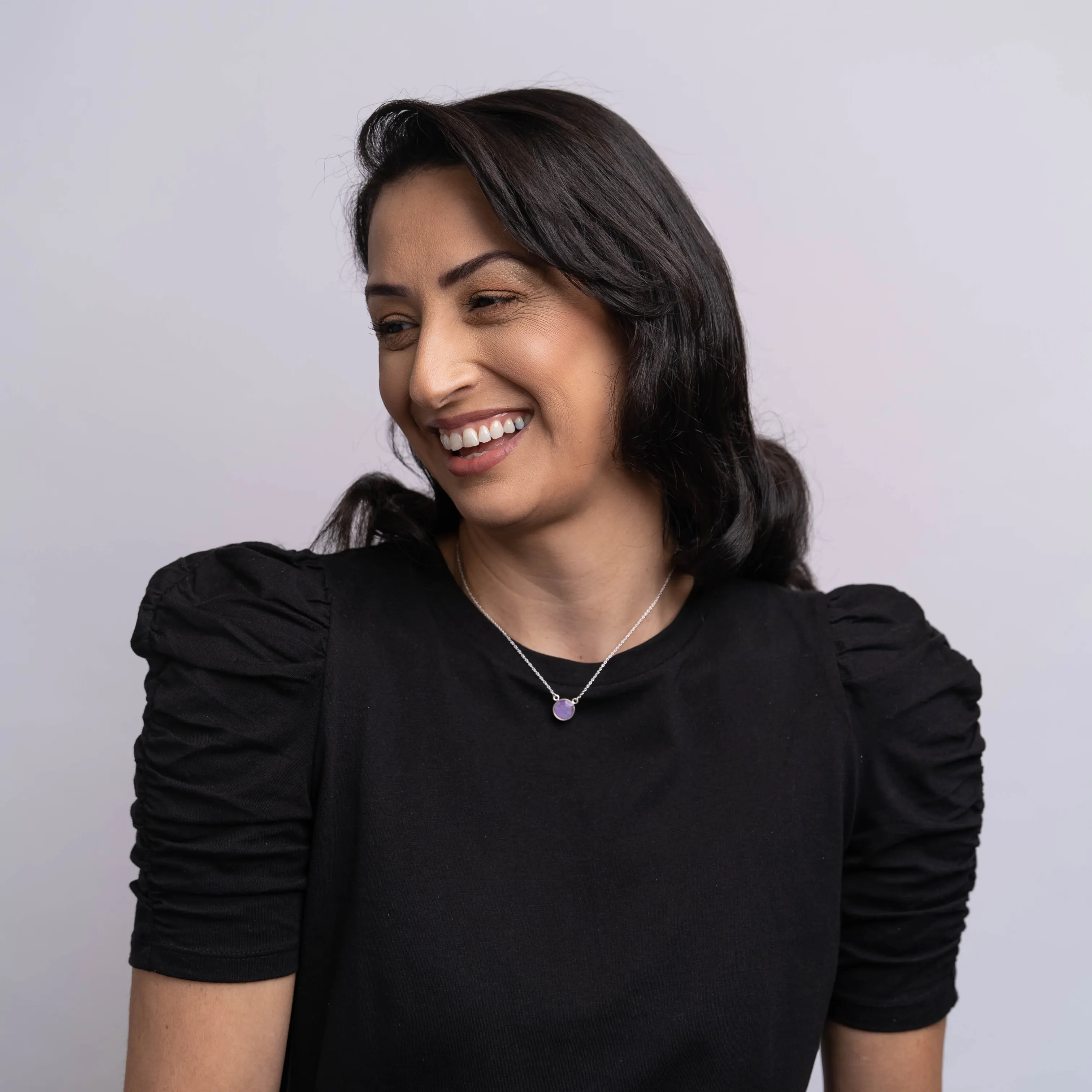Adrian Necklace | Silver | February