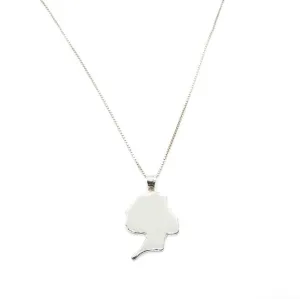 Afro Woman Head Pendant