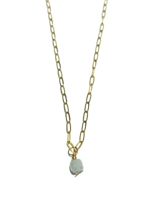 AMANÁ PENINA- Bella Necklace- Aquamarine