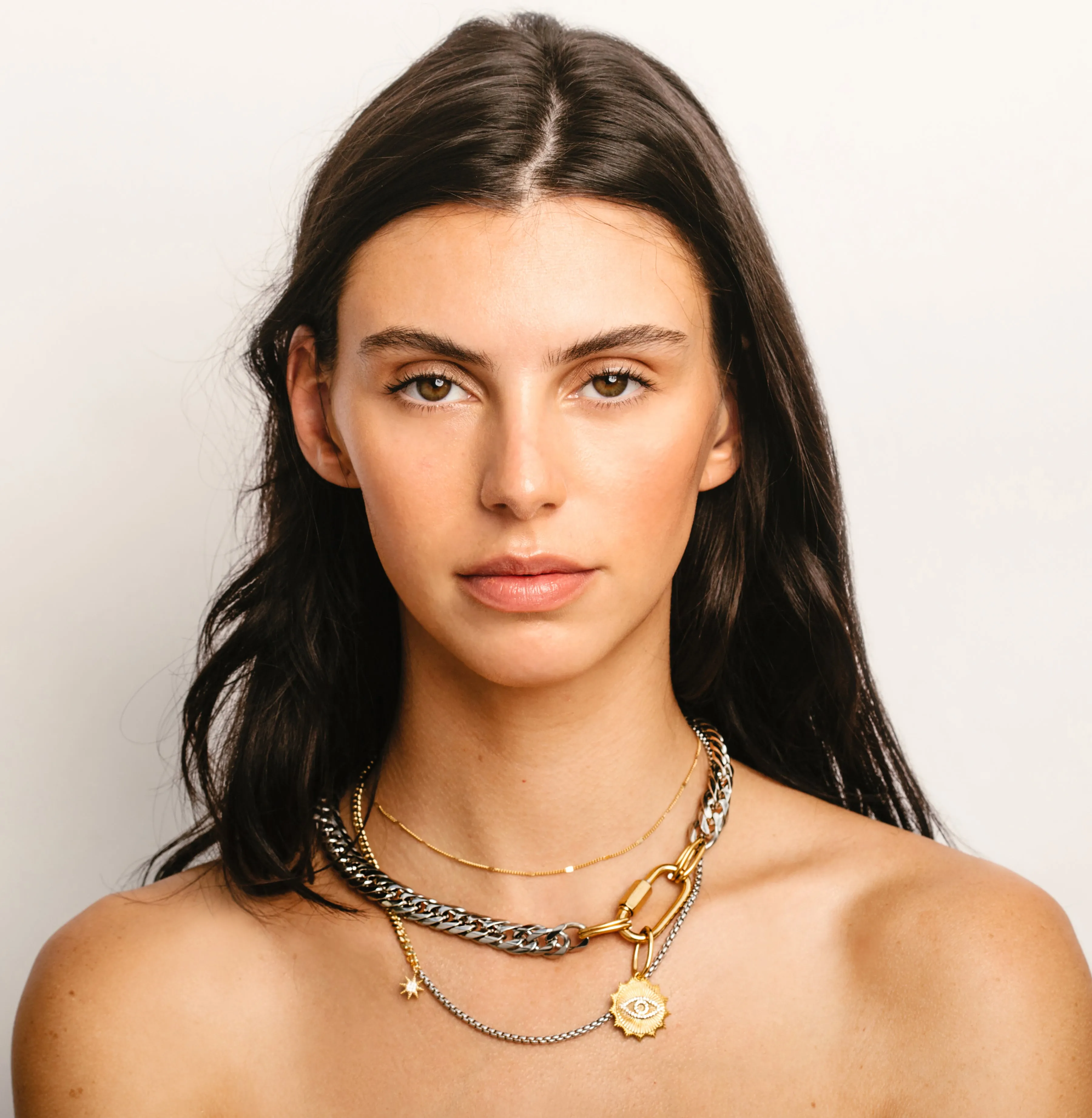 AMELIA LAYERED NECKLACE SET MIX