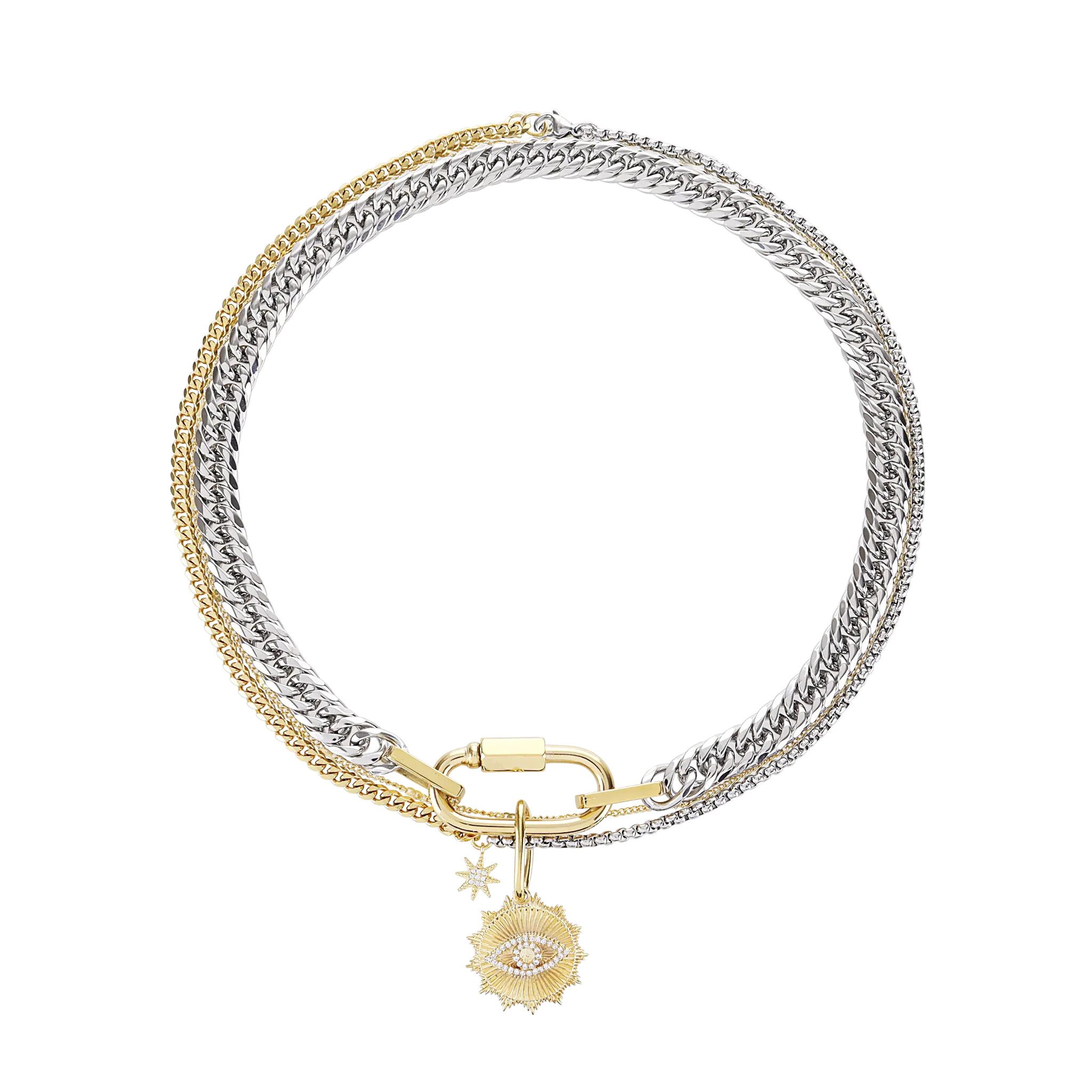 AMELIA LAYERED NECKLACE SET MIX