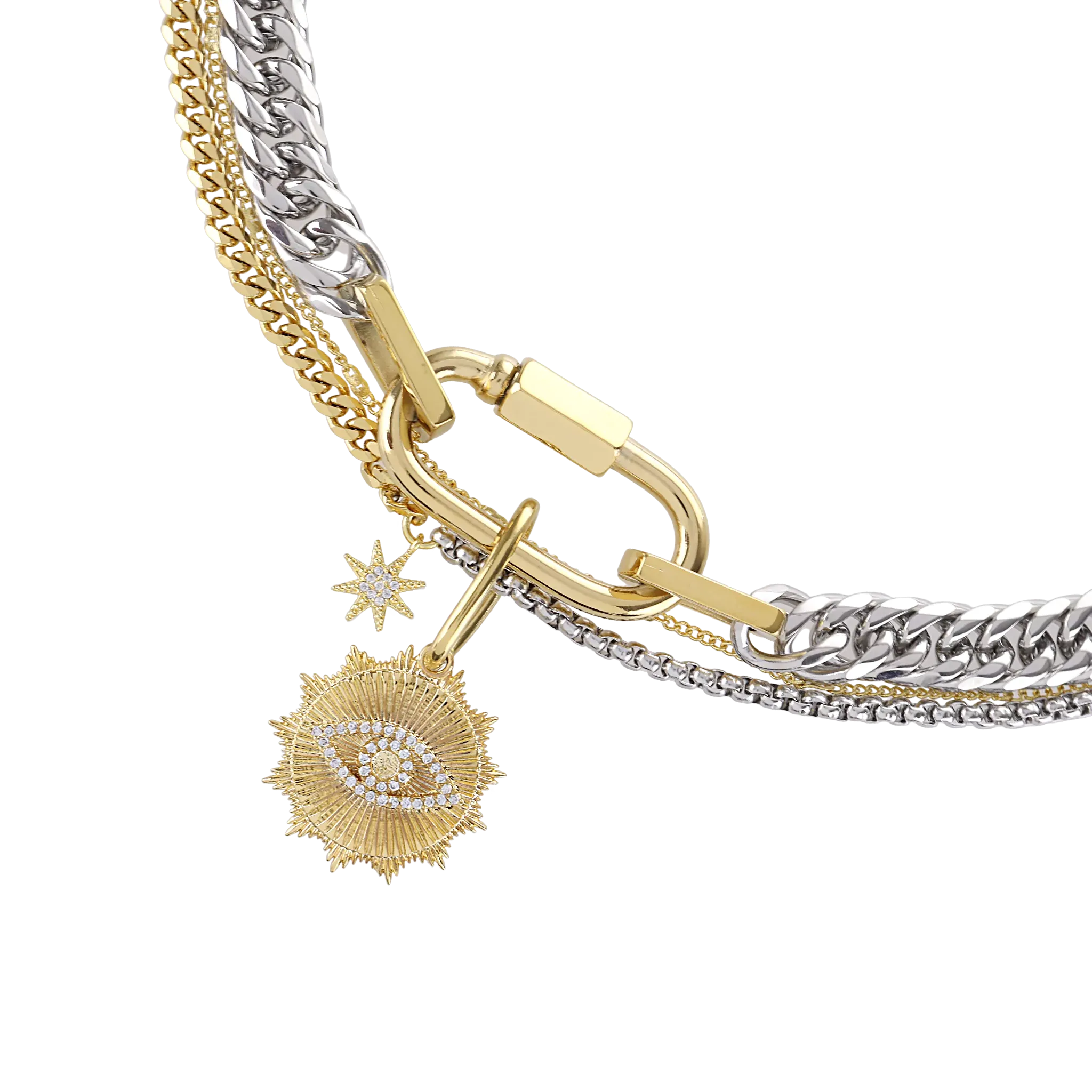 AMELIA LAYERED NECKLACE SET MIX