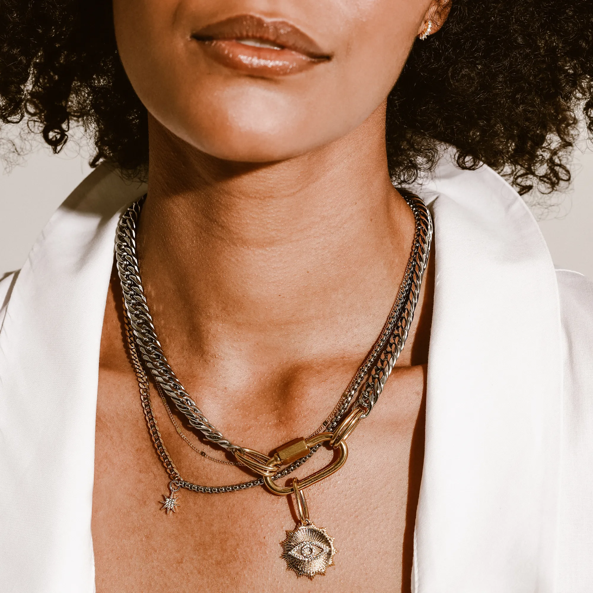 AMELIA LAYERED NECKLACE SET MIX