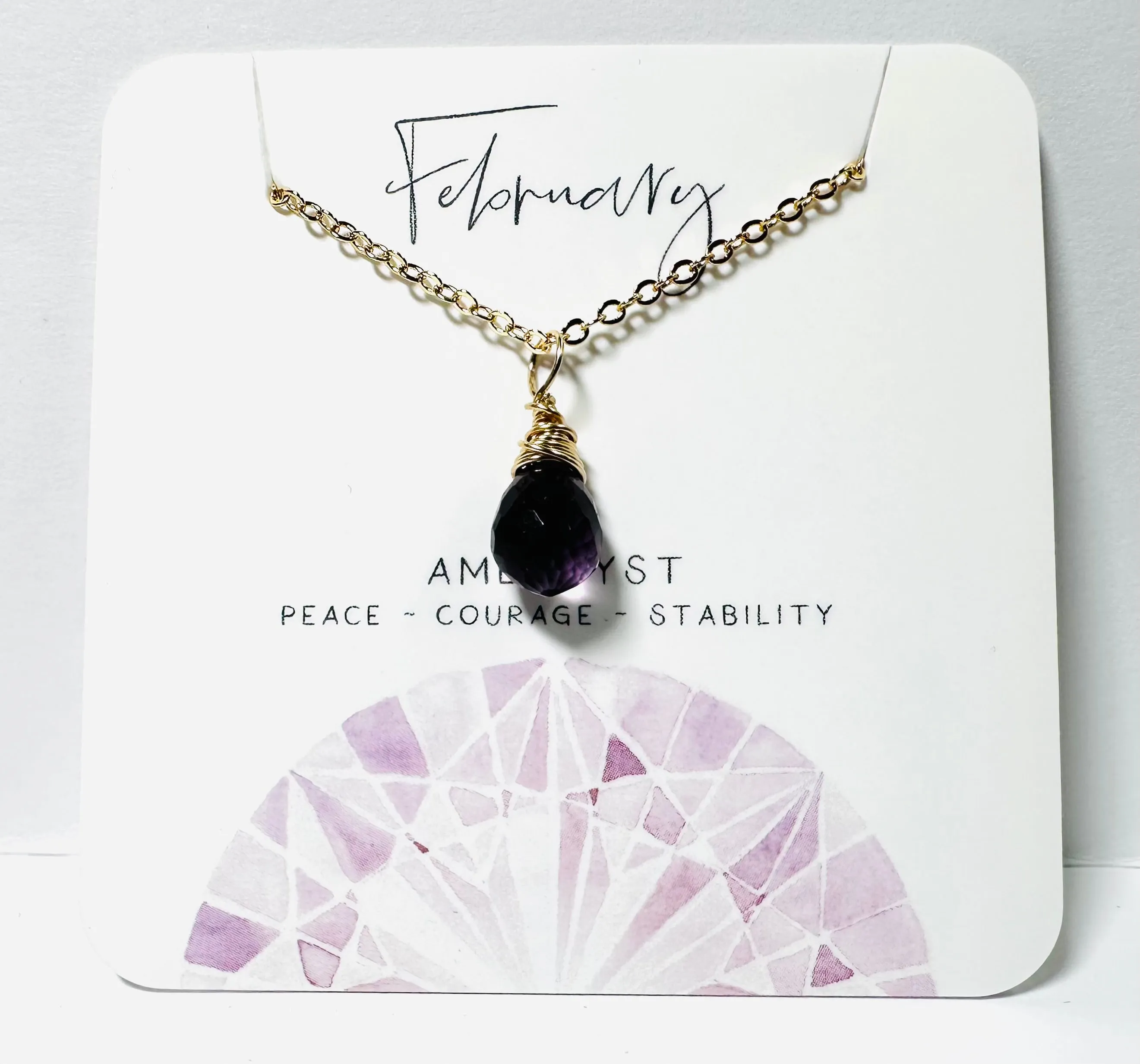 Amethyst Gemstone Necklace *