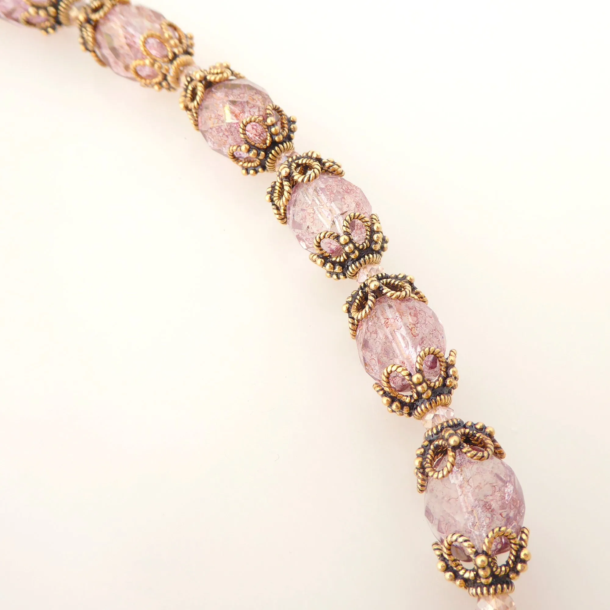 Amethyst rococo necklace