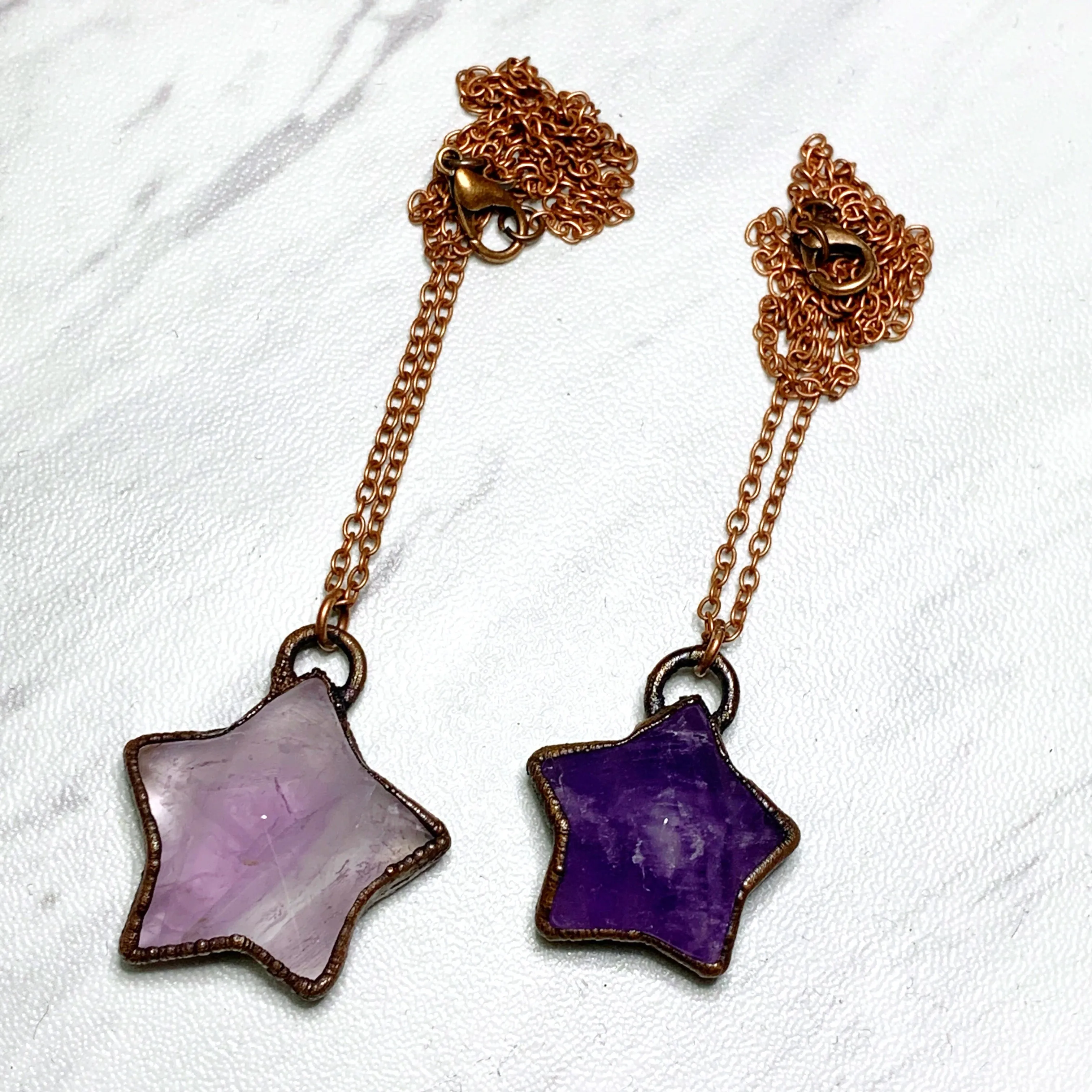Amethyst Star Necklace | February Birthstone