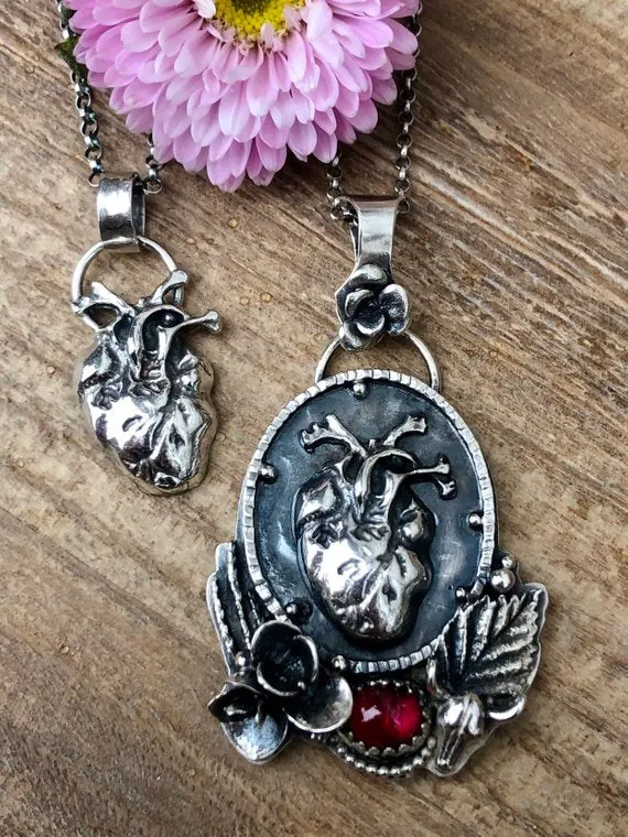 Anatomical Heart Necklace