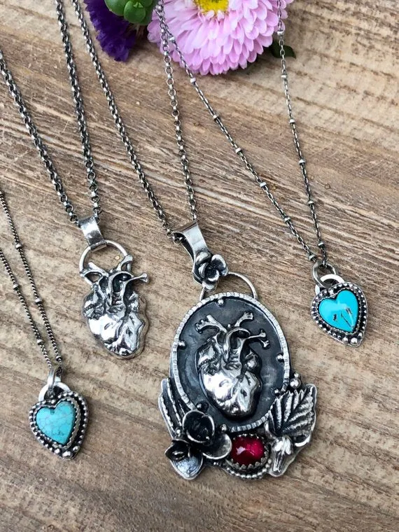 Anatomical Heart Necklace