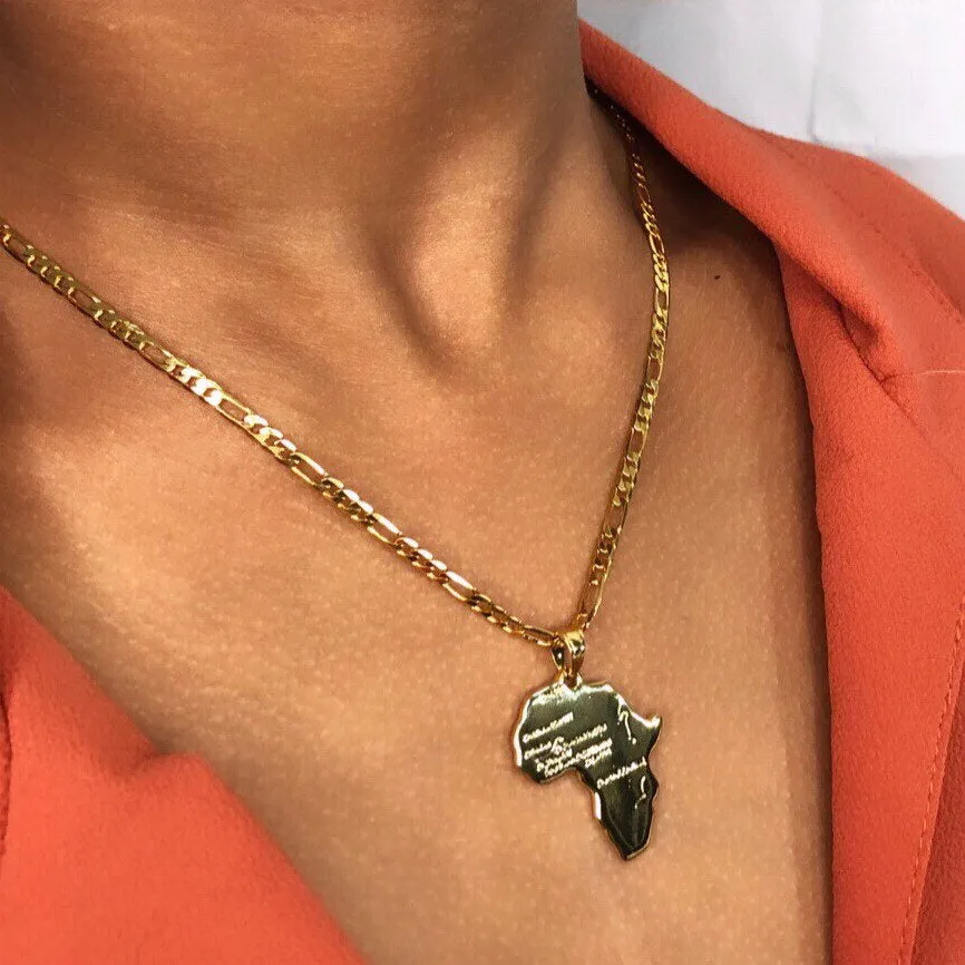 ankh necklace africa necklace and nefertiti necklace 3 piece set
