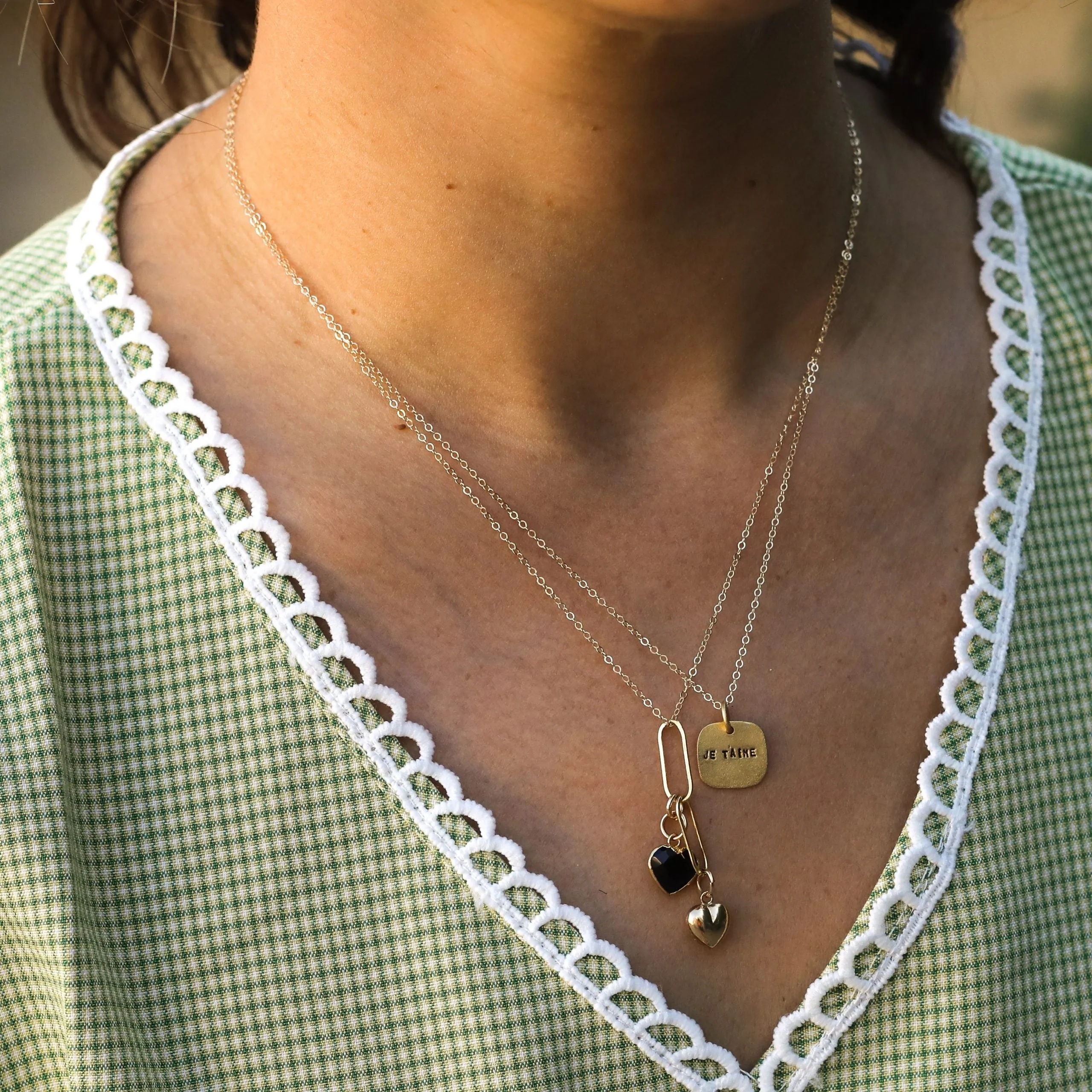 Annabelle Heart Charm Necklace