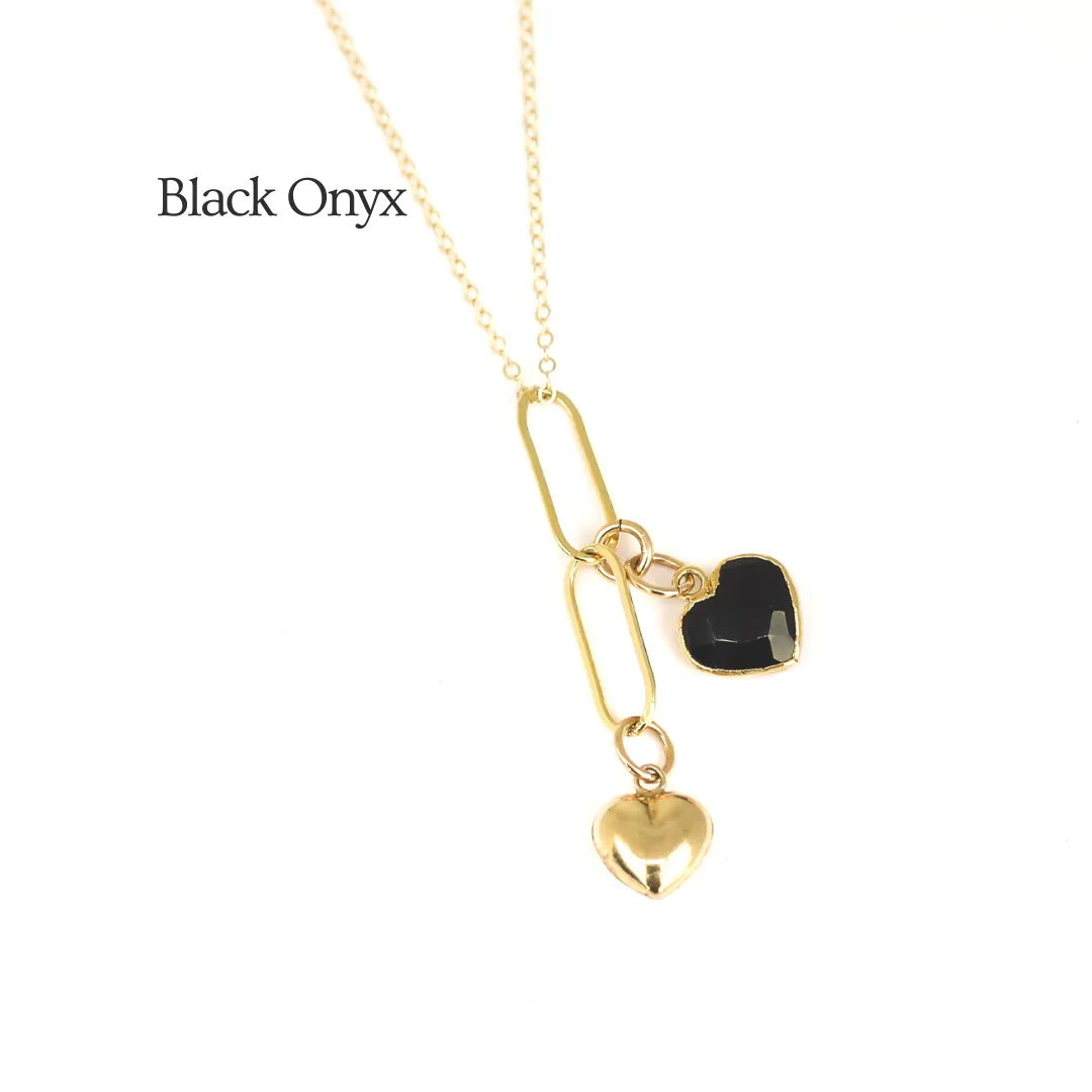 Annabelle Heart Charm Necklace