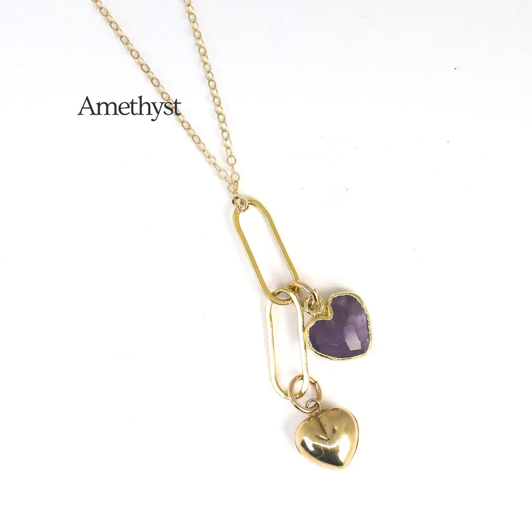 Annabelle Heart Charm Necklace