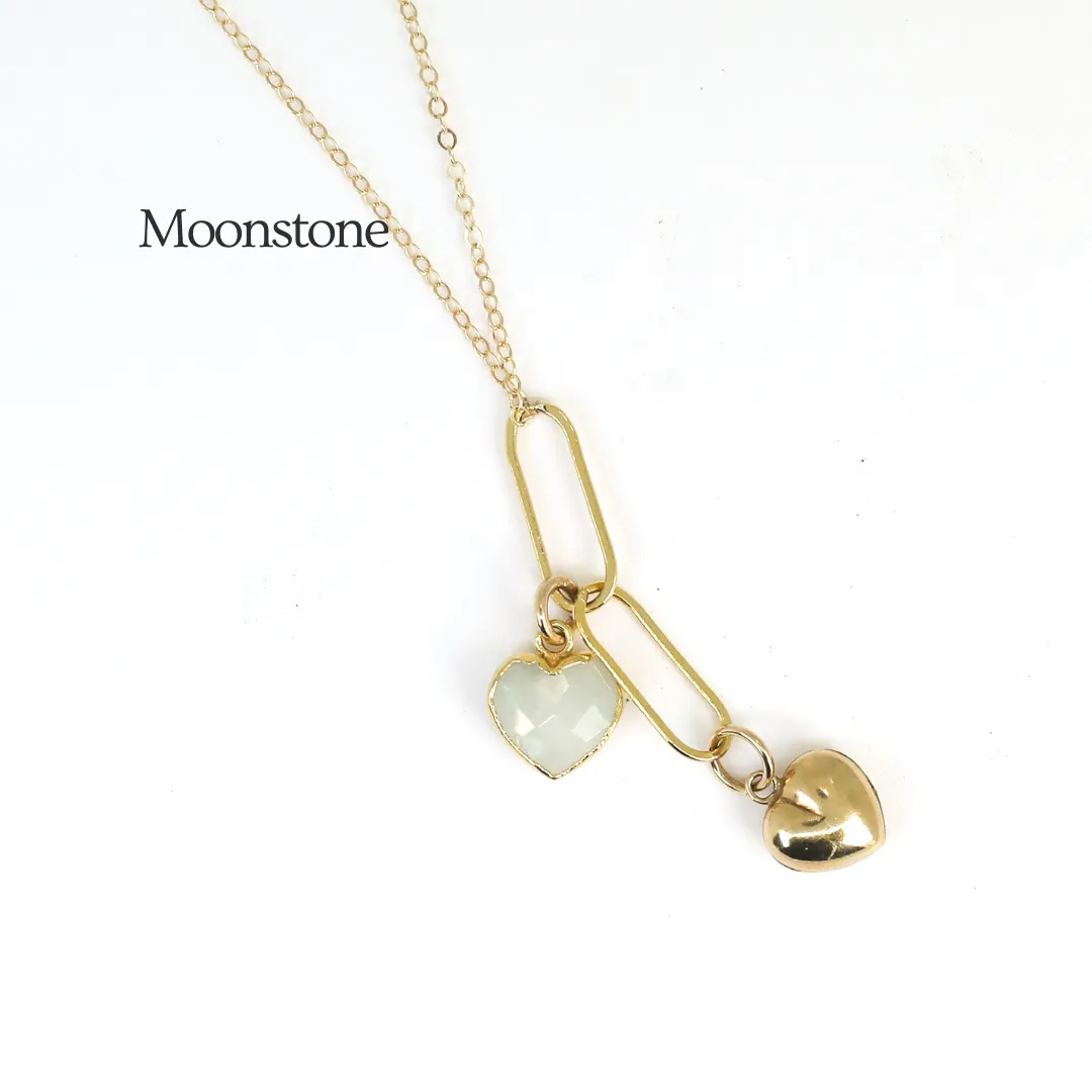 Annabelle Heart Charm Necklace