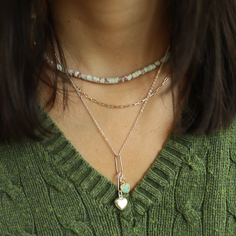 Annabelle Heart Charm Necklace