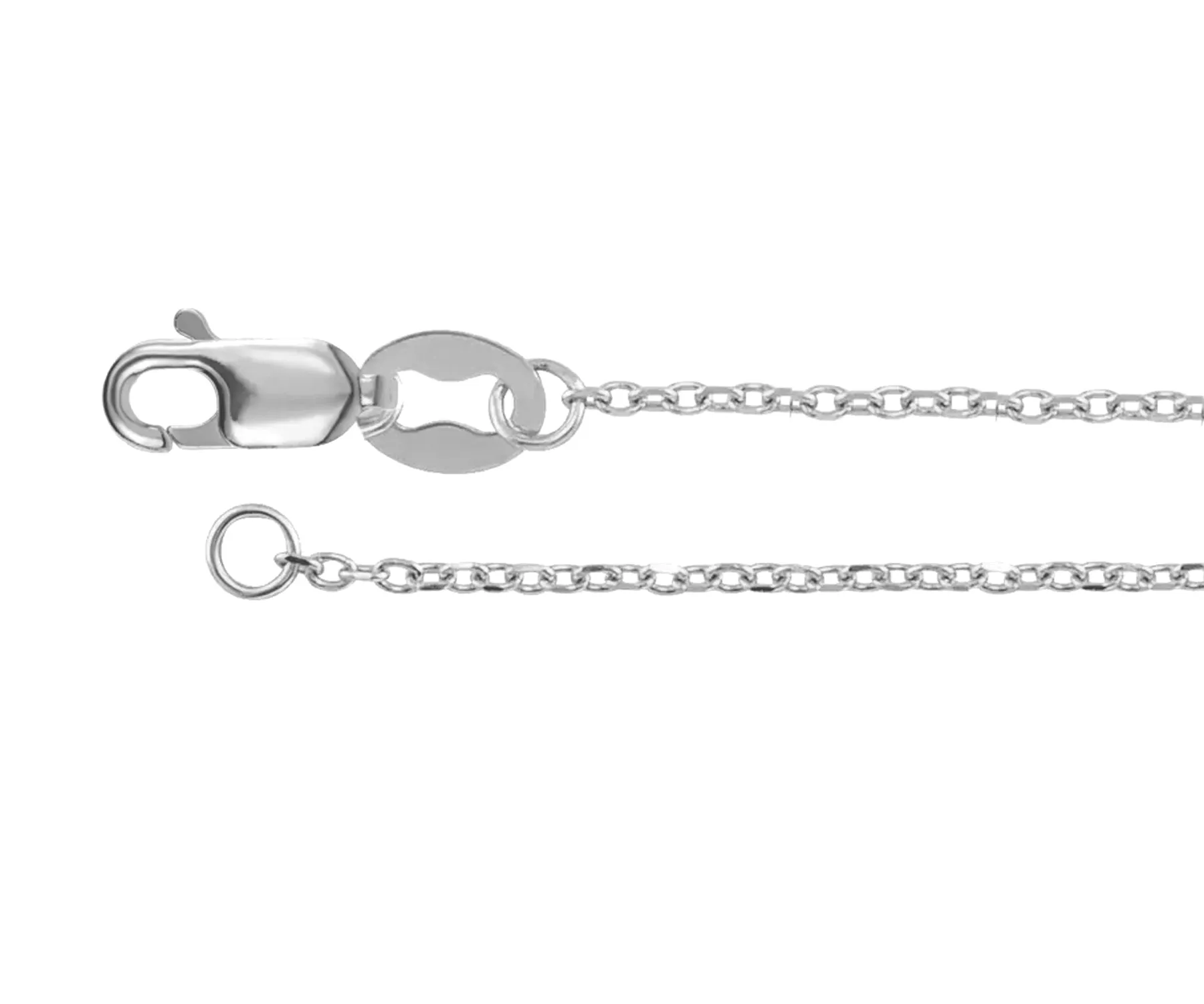 Anti-Tarnish Cable Sterling Silver 1.2mm Chain