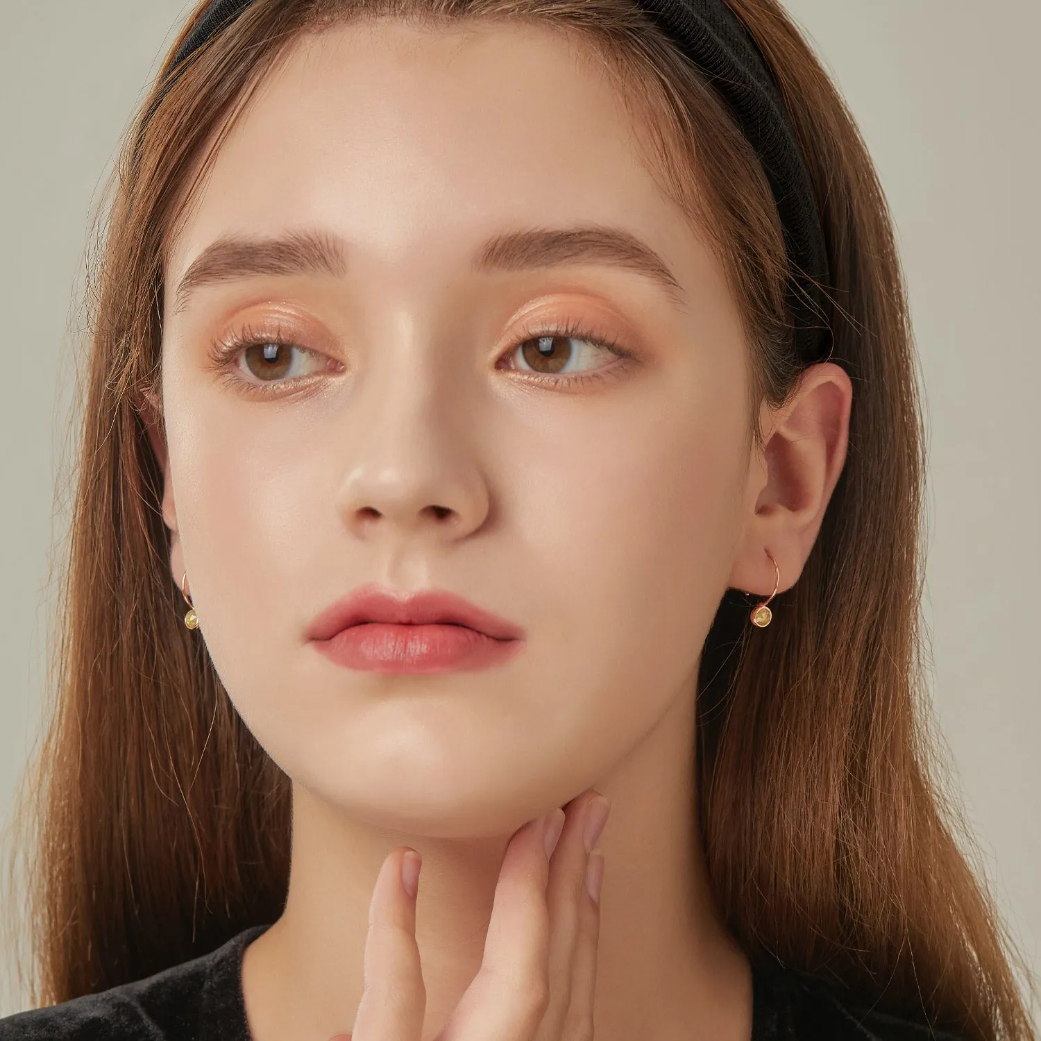 [April Birthstone] Debon D.D Gold Earring JDRERYS464Z