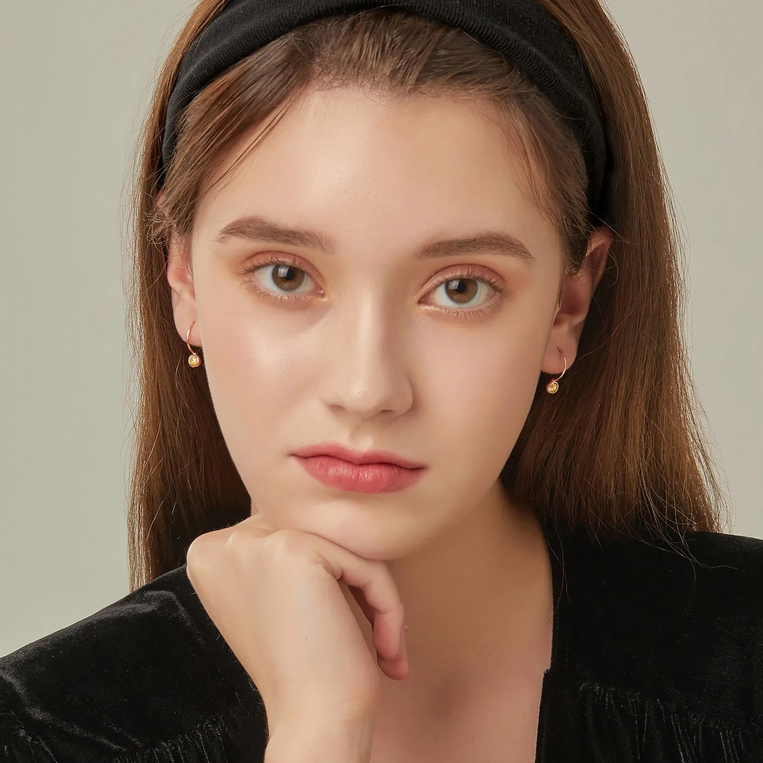 [April Birthstone] Debon D.D Gold Earring JDRERYS464Z