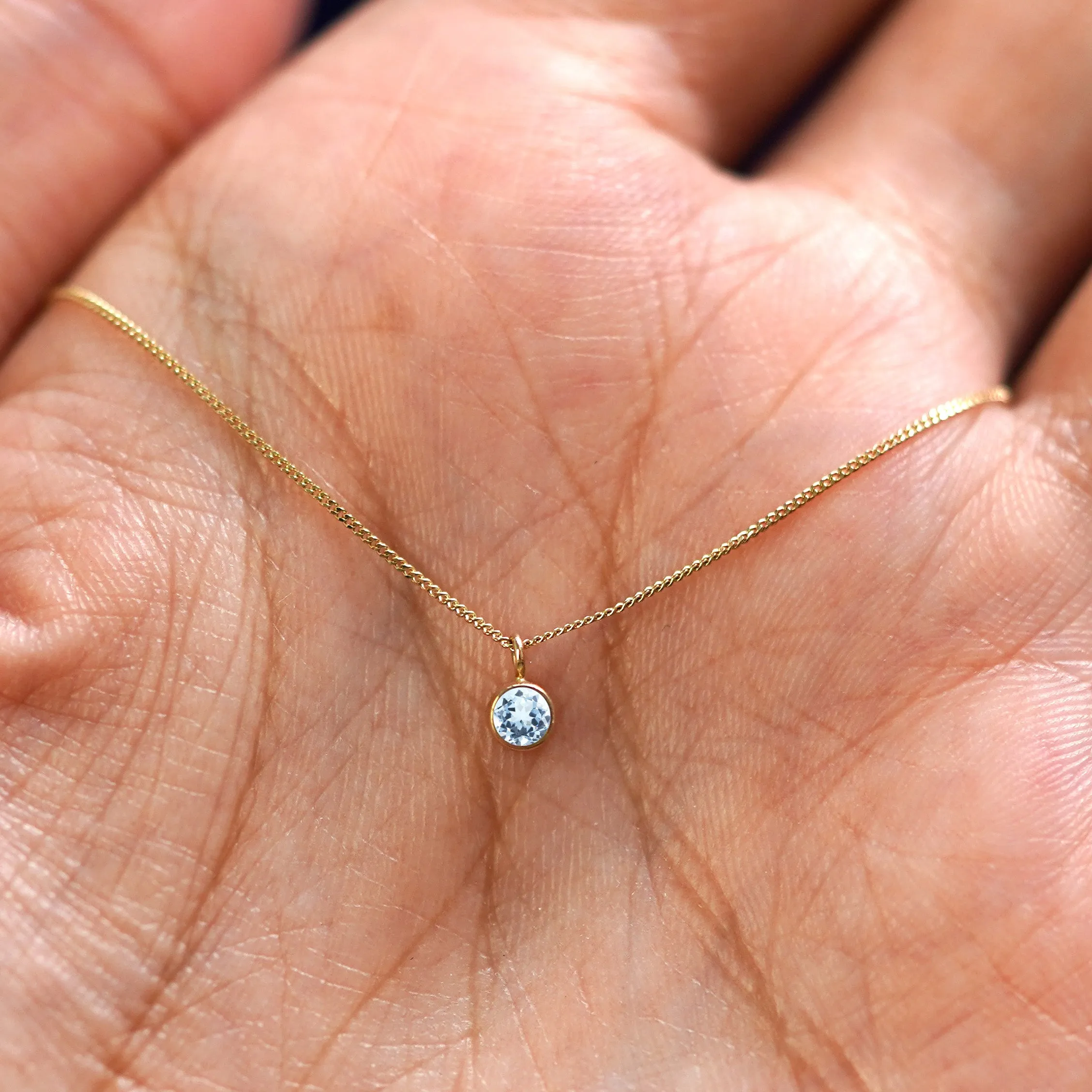 Aquamarine Necklace