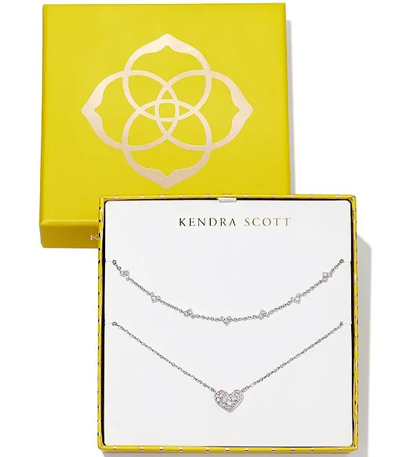 ARI AND HAVEN HEART NECKLACE SET