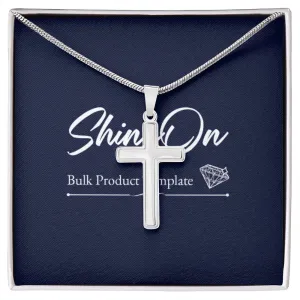 Artisan Cross with Snake Chain