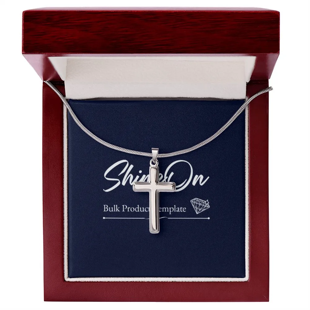 Artisan Cross with Snake Chain