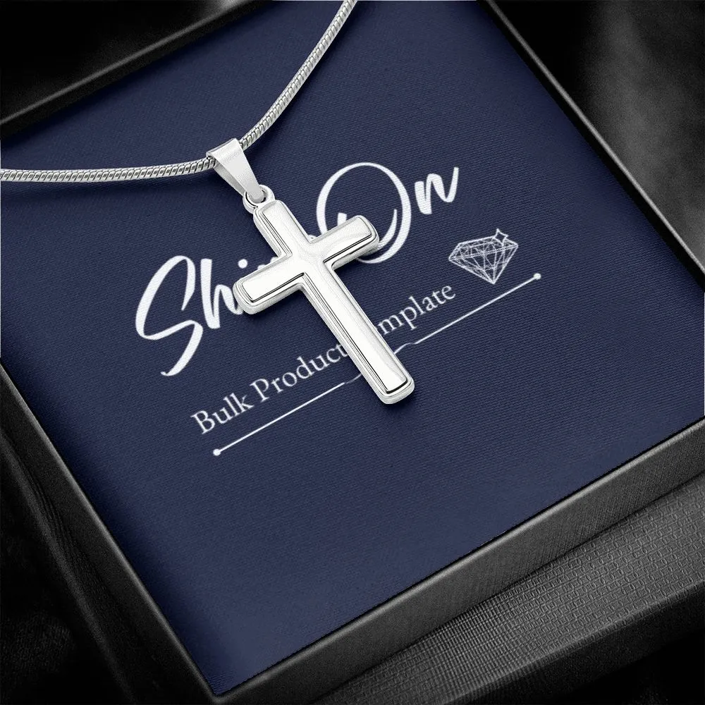 Artisan Cross with Snake Chain